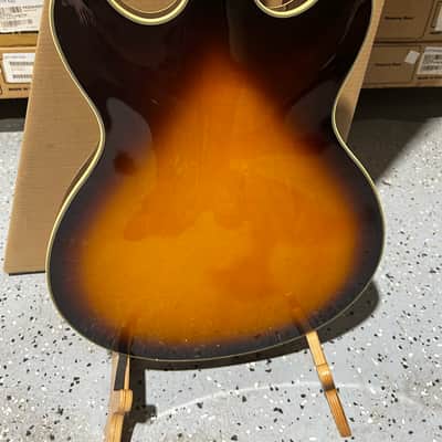 Ibanez JSM10EM John Scofield Signature Semi-Hollowbody Electric Guitar - 2-Tone Burst image 5