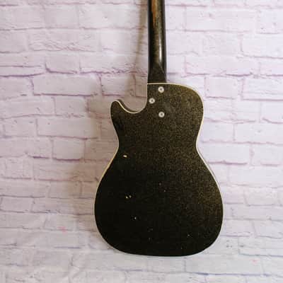 Vintage 1960 Harmony Alden H46 Stratotone Mars- Gold Sparkle - 2 Dearmond - RARE 👀 image 5
