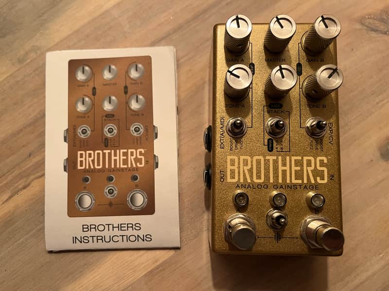 Chase Bliss Audio Brothers Analog Gain Stage 2017 - 2018 - Gold image 1