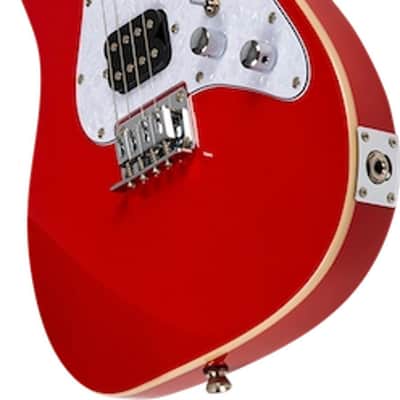 Flight PATHFINDER BARITONE RD Rock Series Basswood Body Roasted Maple Neck 4-String Baritone Ukulele w/Gig Bag image 6