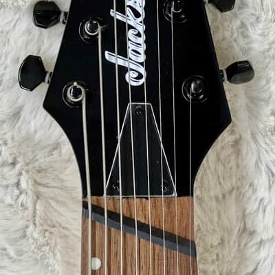 Jackson X Series Dinky Arch Top DKAF8 MS, Laurel board, Multi-Scale, Gloss Black image 6