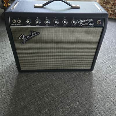 Fender '64 Custom Hand-Wired Princeton Reverb-Amp 12-Watt 1x10" Guitar Combo 2020 - Present - Black image 1