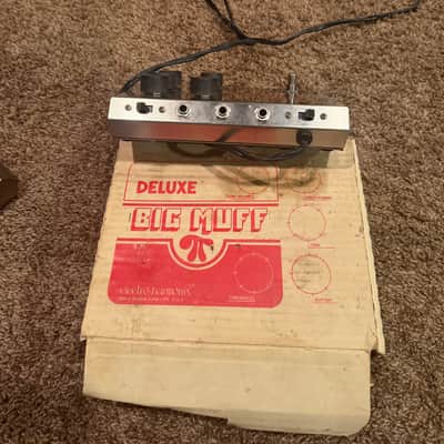Electro-Harmonix Deluxe Big Muff Pi 1978 - 1982 - Silver. With Box and Original Paperwork and Sales Receipt image 5