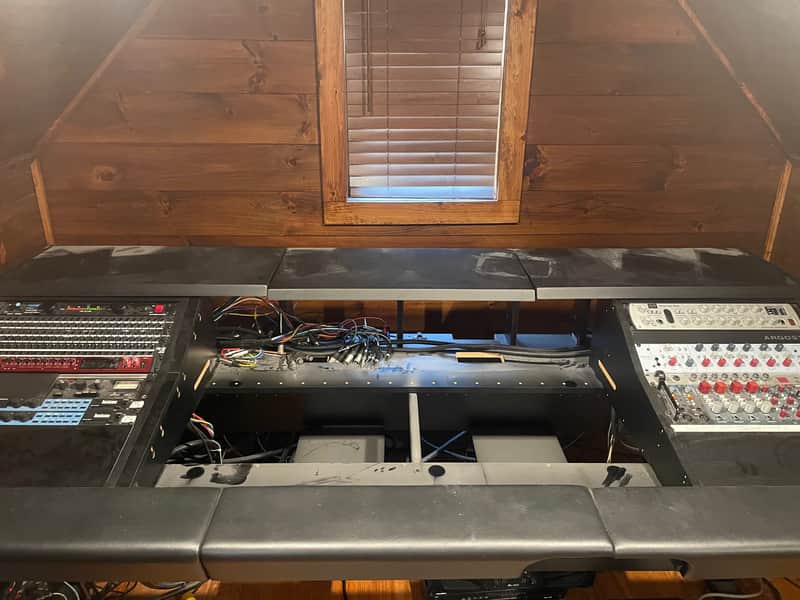 Argosy Recording Studio Console Desk 90V2R fits the Audient ASP4816 image 1