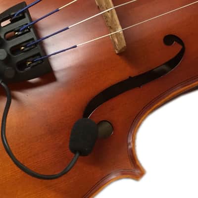 "THE FEATHER" 4/4 VIOLIN MICROPHONE SYSTEM with FLEXIBLE MICRO-GOOSE NECK by Myers Pickups image 2