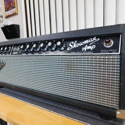 Fender Showman Head - Tremolo 1965 - Black image 3