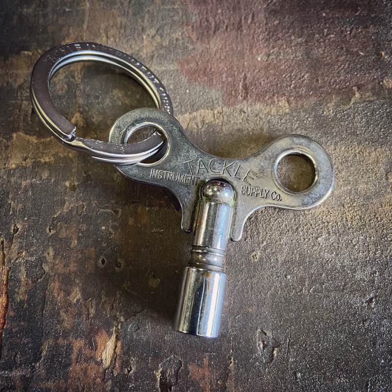 Tackle Instrument Supply, Timekeepers Drum Key - Raw Steel image 1