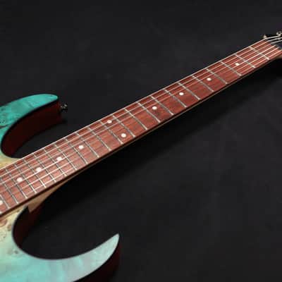 Ibanez RG421PBCHF RG Standard 6str Electric Guitar - Caribbean Shoreline Flat 0666 image 2
