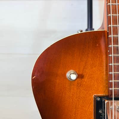 Godin 5th Avenue CW Kingpin II HB Cognac Burst Hollowbody Electric Guitar w/Gig Bag - Made in Canada image 5