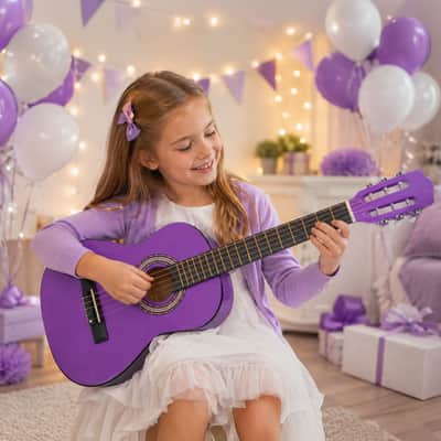 🎸Kids/Children/Junior/Travel 30 Inch Acoustic Guitar +Soft Case/Gig Bag +Tuner +Strap +Picks!🎸 image 10