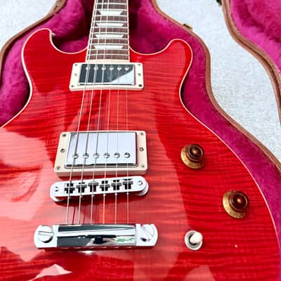 Gibson Les Paul Classic Double Cutaway 2014 - Trans Red 120th anniversary model image 24