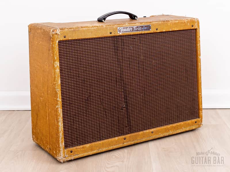 1959 Fender Tweed Twin 5F8-A High Power Vintage 2x12 Tube Amp, 100% Original Circuit, Jensen P12N image 1