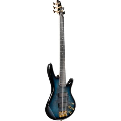 Ibanez GSR205PC Gio SR 5-String Electric Bass - Transparent Marine Burst image 4