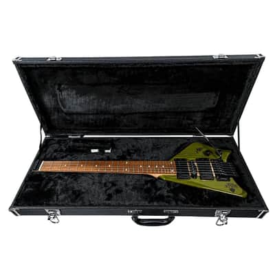 Spade Green Clear With Floating Tremolo HSH Pickups Coil Split & Stiletto Case image 6