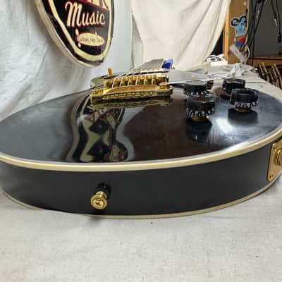 Gibson USA Custom Shop Les Paul Custom Guitar with COA + Case - Ebony / Black image 18