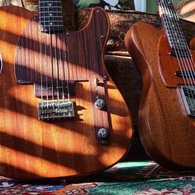 Zi Guitar P90 Mahogany Esquire Telecaster image 18