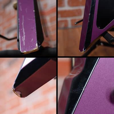 Jackson USA Custom Shop RR1 Rhoads Purple w/ Black Bevels 1986 w/Hard Shell Case image 15