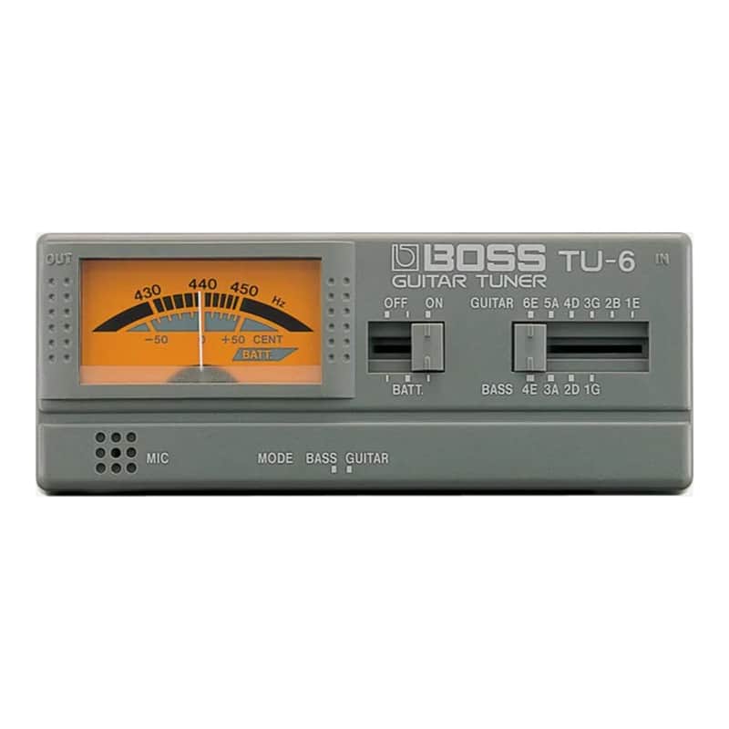 Boss TU-6 Guitar Tuner image 1