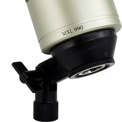 MXL 990 Large Diaphragm Condenser Microphone, Champagne image 5