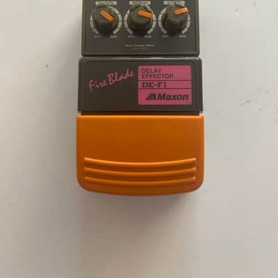 Maxon DE-F1 Fire Blade Digital Delay Rare Vintage Guitar Effect Pedal MIJ Japan image 2