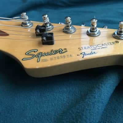 MIJ "E Series" Squier Stratocaster Mid 80's by Fender Japan 1984-1987 image 17