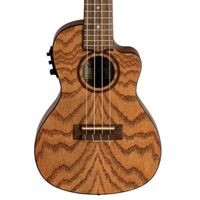 Lanikai Oak Cutaway Electric Concert Ukulele w/Bag image 2