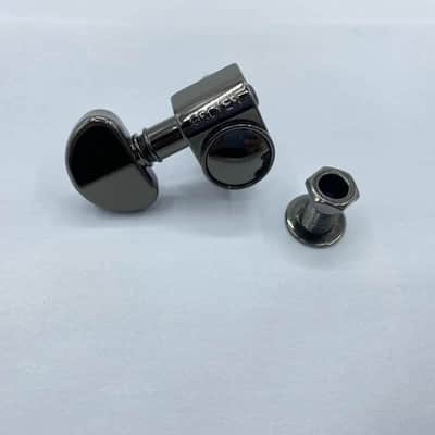 Black Nickel Grover Guitar Machine Heads Tuning Pegs Keys image 3