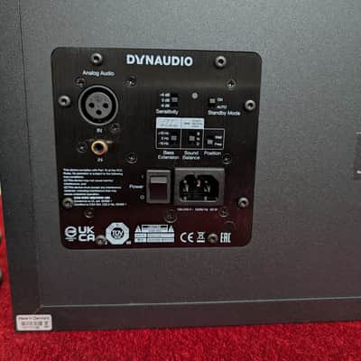 Dynaudio LYD 48 3-Way Active Studio Monitor Pair ( Left + Right ) 2017 - 2019 - Black Monitors image 8