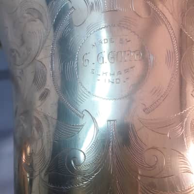 Conn Double Bell Euphonium-Gold Plated-Engraved-Made 1913-Clean-Playable-w/Case! image 10
