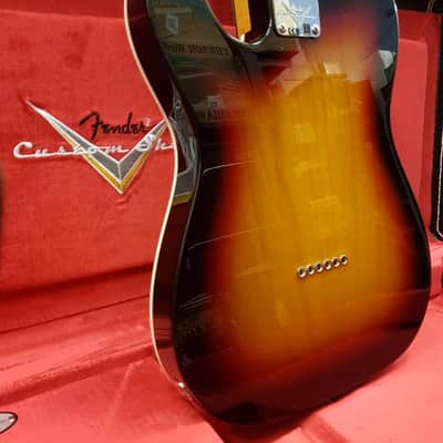 2024 Fender  Custom Shop American Custom Telecaster NOS RW Bleached 3-Color Sunburst image 16
