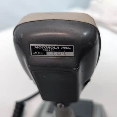 Vintage Motorola TU532A Desk Microphone w/ Stand image 7