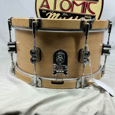 DW Drum Workshop PDP Limited Edition 14x6.5 Maple Shell Snare Drum - Wood Hoops image 5