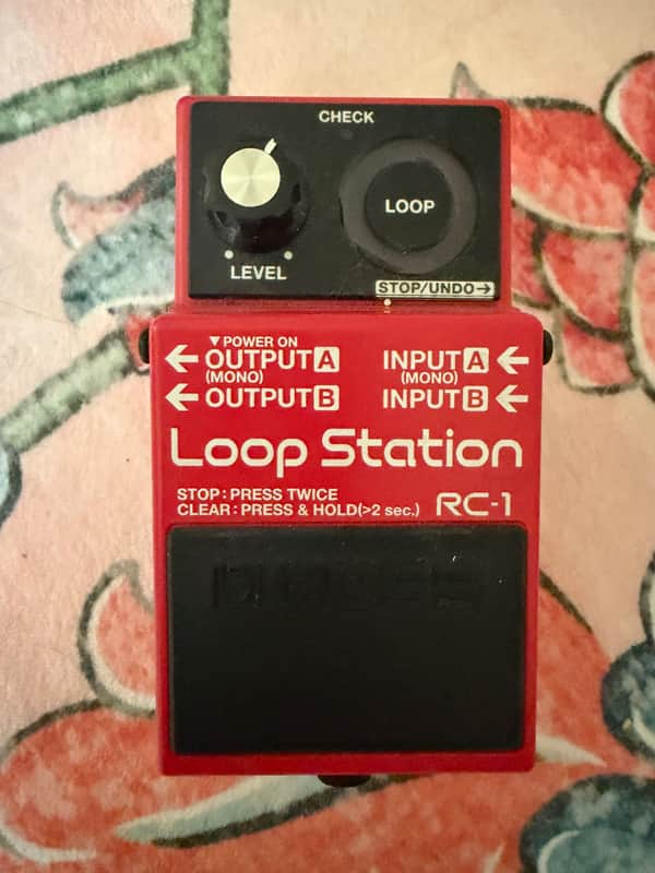 Boss RC-1 Loop Station 2014 - Present - Red image 1