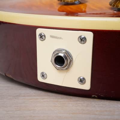 CoolZ ZLS-2/FM MIJ 2007 Cherry Sunburst Flame Top Made in Japan w/ Bag image 6