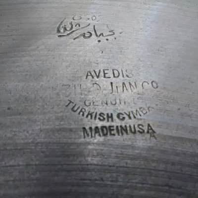 Zildjian Avedis 17" 2nd stamps - Hi Hats or Crash-Ride cymbals - 1930's or 1940's - 1040/1270 g - Brilliant - born together pair image 13