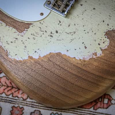 FENDER USA Custom Shop '56 Reissue Stratocaster Ltd Super Hvy Relic "Ivory" (2023) image 11
