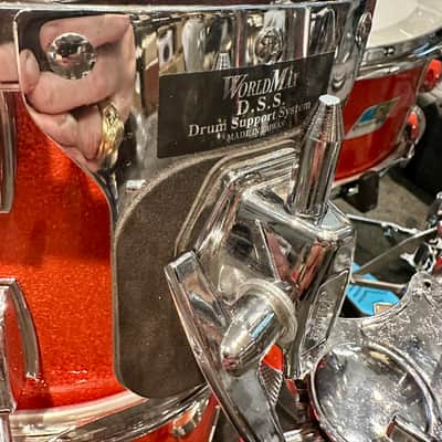 Montineri Ludwig Resto-Mod 6-Piece Drum Kit 2025 - Tangerine Glitter image 9