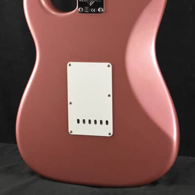 Mint Fender Limited Edition Roasted '65 Strat DLX Closet Classic - Aged Burgundy Mist Metallic image 7