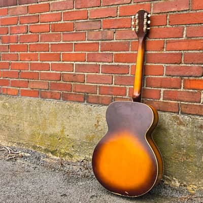 1959 Kay K6116 - Gleaming Auditorium Model - Acoustic Guitar - Sunburst image 4