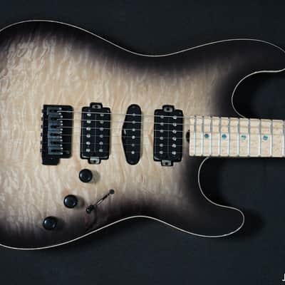 Grosh NOS Bent Top Black Burst image 1