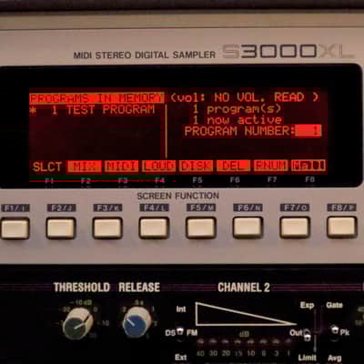 Akai S 3000 Serie LED Display Amber/Black