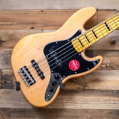 B-Stock Squier Classic Vibe '70s Jazz Bass V 5-String Electric, Natural image 2