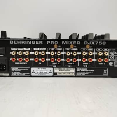 Behringer Pro Mixer DJX750 5-Channel DJ Mixer with Effects and BPM Counter 2010s - Black image 5