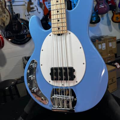 Sterling By Music Man StingRay RAY4 Bass Guitar Left-handed - Chopper Blue Auth Dealer! 460 GET PLEK'D! image 1