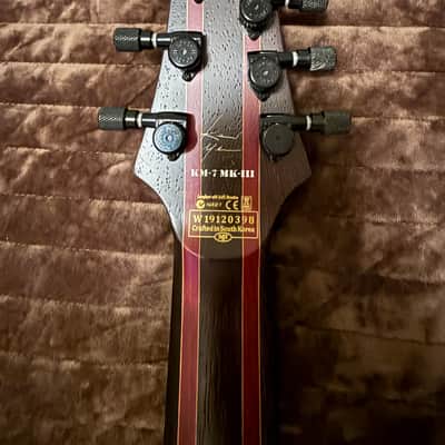 Schecter Keith Merrow Signature KM-7 Mk-III Artist 2019 - Present - Trans Black Burst image 3