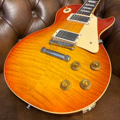 2017 Gibson Custom Shop Historic 1959 Les Paul VOS R9 - Washed Cherry image 2