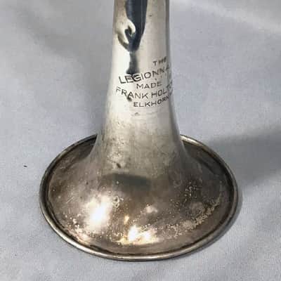 1935 Frank Holton & Co. Legonnaire Single Valve Tenor Bugle image 11