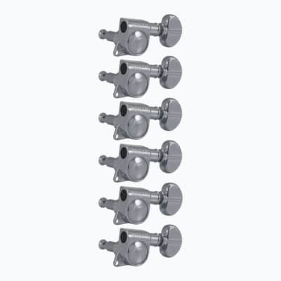 NEW - Grover 305C6 6-In-Line Mid-Size Rotomatic Tuners - CHROME image 1