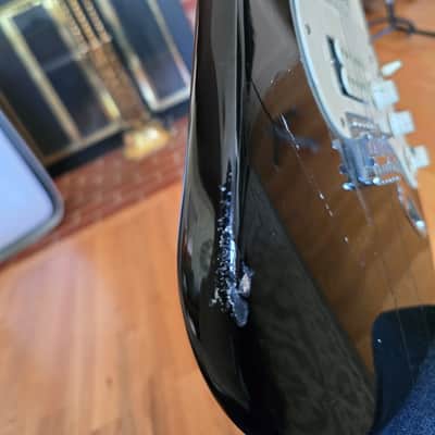 Squier Standard Stratocaster HSS with Maple Fretboard (Made in Korea) 1989 - 1992 - Black image 14