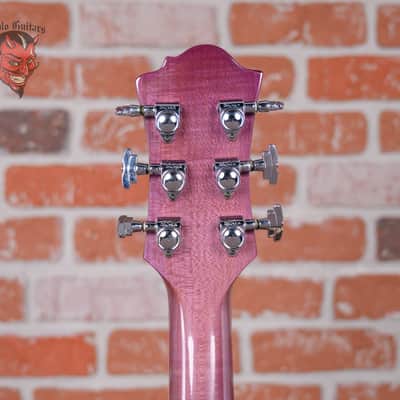 B.C. Rich USA Custom Shop Singlecut Transparent Purple 1991 w/Hard Shell Case (Refin) image 10